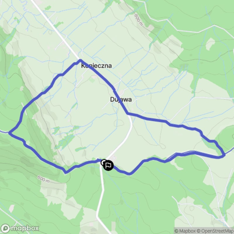 Ścieżka w Koniecznej - 5,5 km, poziom trudności średni - Konieczna