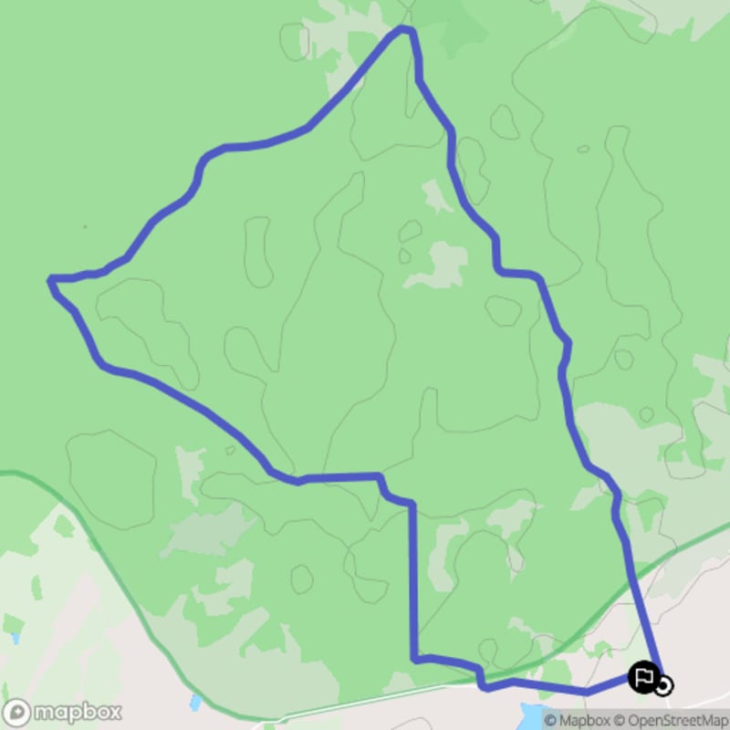 Ścieżka wzdłuż rzeki z poziomem trudności średnim - trasa turystyczna rozpoczynająca się w Golubie Małym, długość 8.3 km - Golubie Małe
