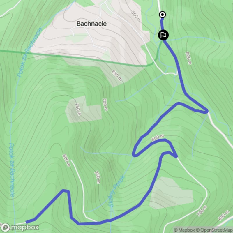 Ścieżka średnio trudna, 5,5 km długa, w Gabonie.\n - Gaboń