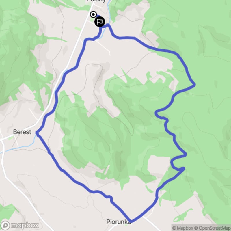Ścieżką przez las do Leśniczówki Polany - 9,3 km, poziom trudności średni - Leśniczówka Polany