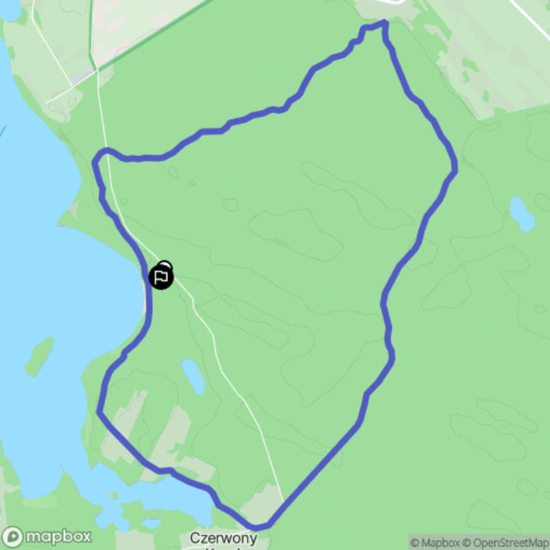 Ścieżka średnio trudna, 10.3 km długa w Wigry - spacer idealny dla zaawansowanych miłośników turystyki pieszej. - Wigry