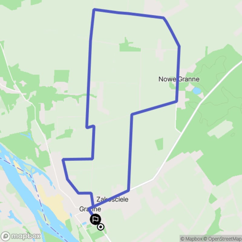 Ścieżka średnio trudna, 8,5 km długa, zaczynająca się w Granne - Granne