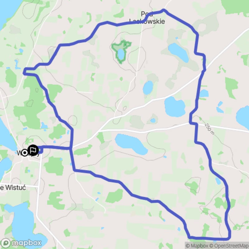 Ścieżka wiżajnicka - 11,5 km, poziom trudności średni, Wiżajny jako punkt wyjścia. - Wiżajny