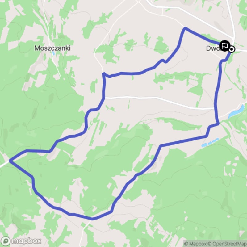 Ścieżką przez Dylągówkę na poziomym terenie o dystansie 9,6 km i trudności średniej. - Dylągówka