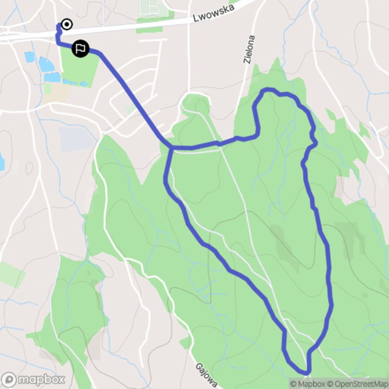 Średnia trudność, 5.2 km długości rajdu turystycznego rozpoczynającego się w Dębicy. - Dębica
