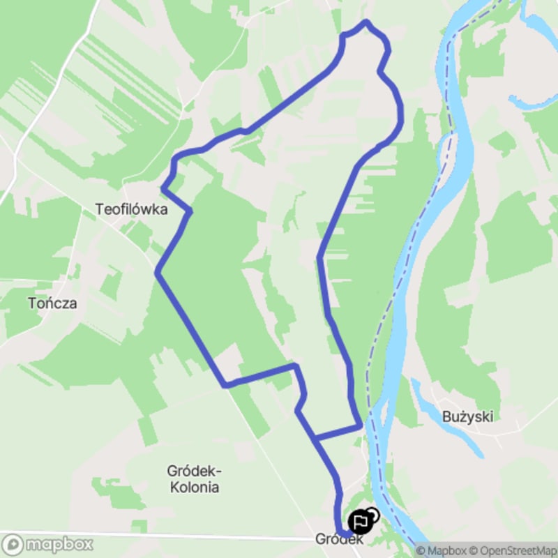 Ścieżka w Gródku-Dworze o dystansie 12,3 km i poziomie trudności średniej.\n - Gródek-Dwór