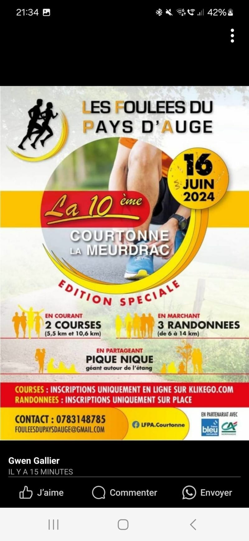 Rando au départ de Monteille - Mézidon Vallée d'Auge