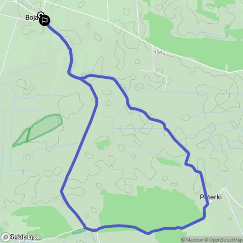 Ścieżka w Bojarych - 8,2 km, poziom trudności średni - Bojary