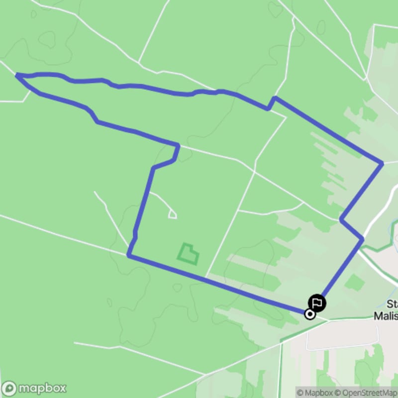 Spacer łatwy o długości 7,3 km z miejsca w Stara Maliszewa - Stara Maliszewa