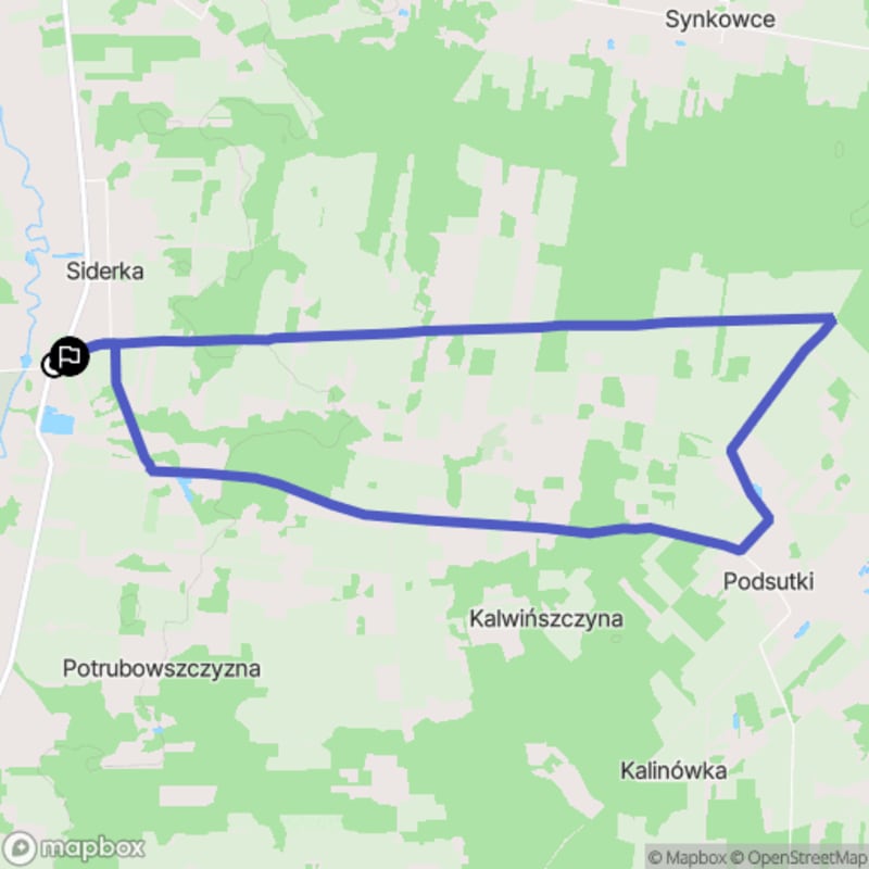 Ścieżką przez Siderkę na trudny poziom trudności, 9.2 km - polski tłumaczenie - Siderka