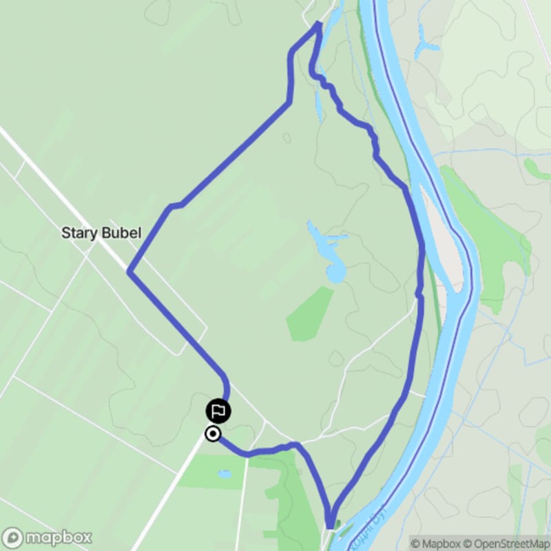 Spacer łatwy o długości 5,3 km w Bubel-Łukowiska - Bubel-Łukowiska