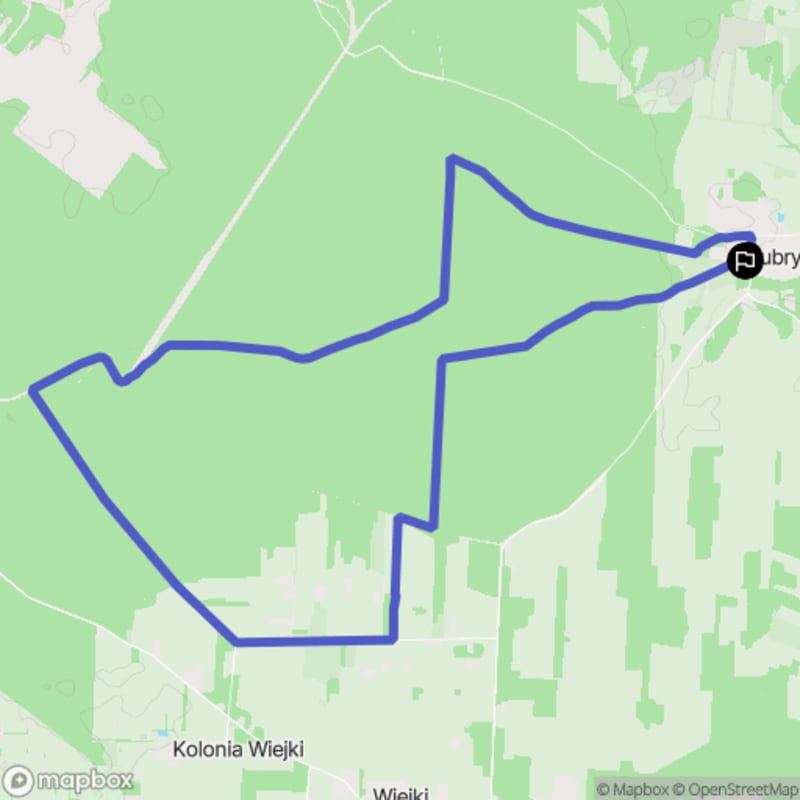 Ścieżka wzdłuż rzeki z poziomem trudności średnim, 12,5 km, Zubry jako punkt wyjścia. - Zubry