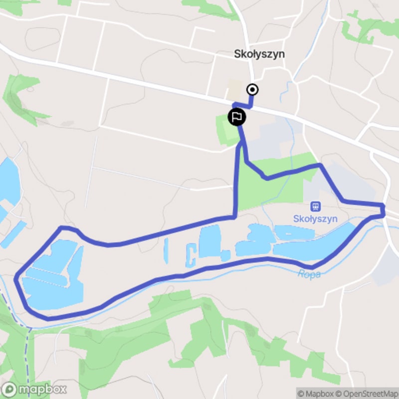 Łatwa, 5,4km rada w Skołyszynie - Skołyszyn
