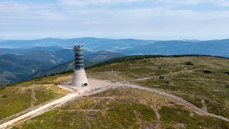 Najwyższa góra graniczna w Polsce – Śnieżnik - Kamienica