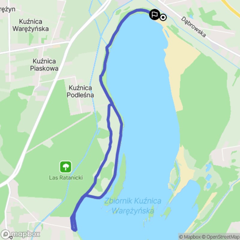 Ścieżka wzdłuż Wojkowiec Kościelny o długości 8 km z poziomem trudności umiarkowanym. - Wojkowice Kościelne