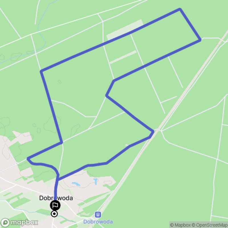 Ścieżka wzdłuż rzeki z poziomem trudności średnim - 8,7 km (Dobrowoda) - Dobrowoda