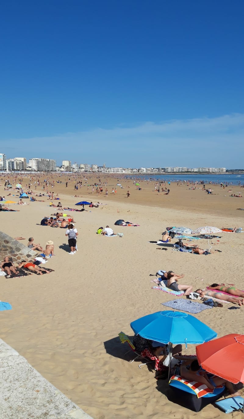De la plage vers les petites rues typique des Sables - Les Sables-d'Olonne