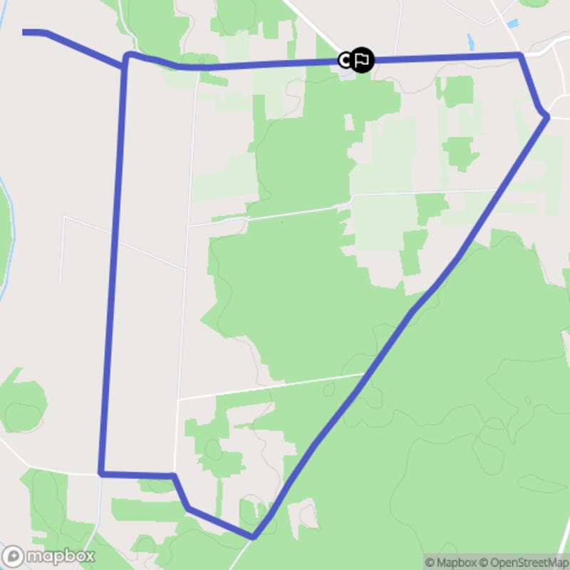 Ścieżką przez Milejczyce na poziomie trudności średniej, dystans 9,3 km - Milejczyce
