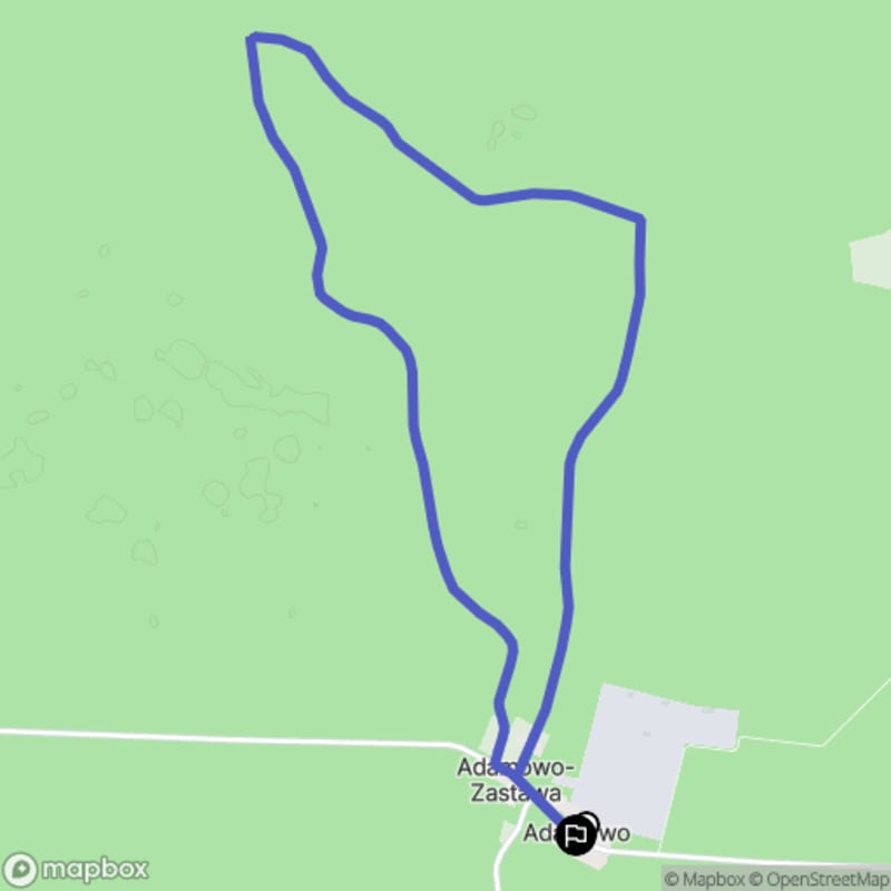 Ścieżka z Adamowa do Zastawy - 11,7 km, poziom trudności średni - Adamowo-Zastawa