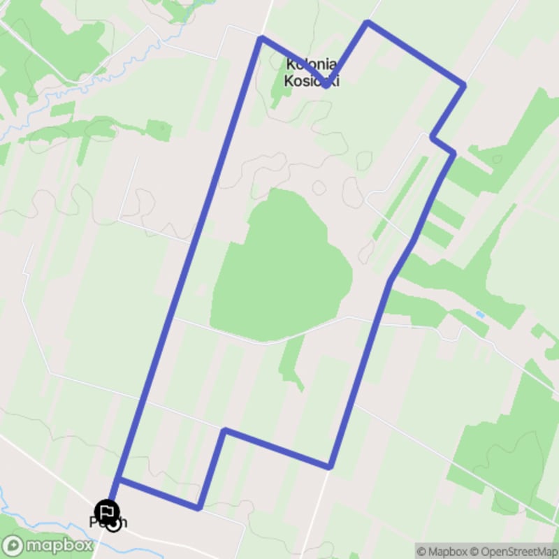 Łatwa, 7,4km szlak turystyczny rozpoczynający się w Pełchu. - Pełch