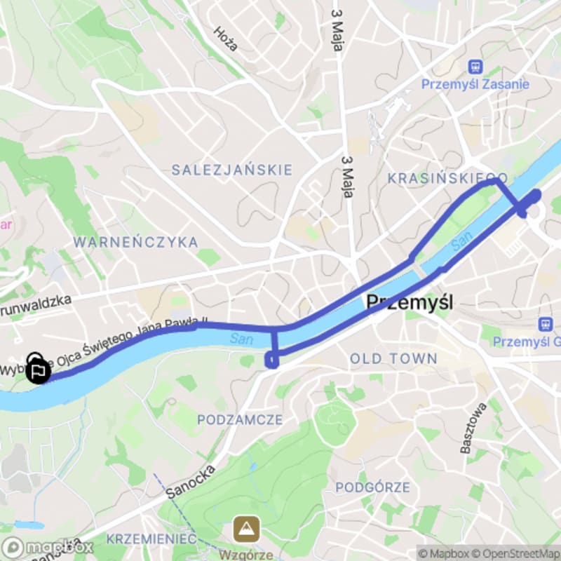 Łatwa, 5.4 km dystansowa wycieczka piesza w Przemyślu - Przemyśl