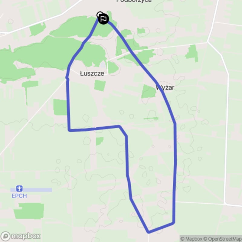 Spacer od Lady o dystansie 8,3 km i poziomie trudności średnim - Lady