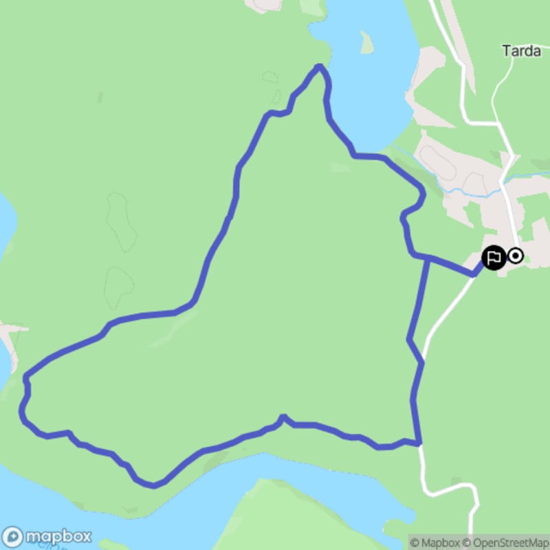 Ścieżka w Tardzie o dystansie 8,5 km i poziomie trudności umiarkowanym - Tarda