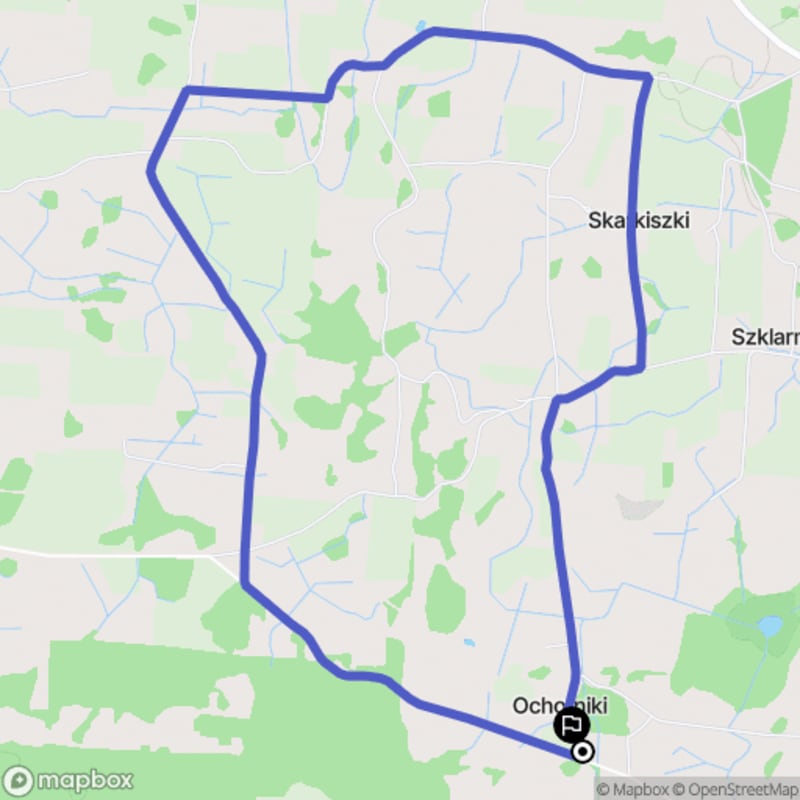 Łatwa, 6.2 km dystans rajdu turystycznego w Kielczanach \n - Kielczany