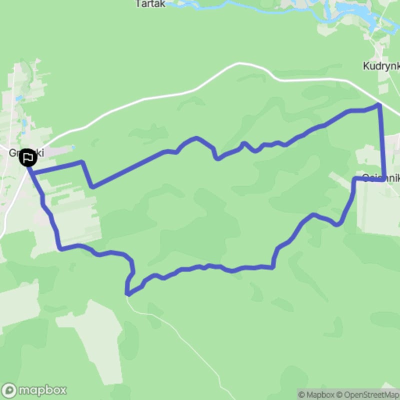 Ścieżka w Gruszkach - 12,7 km, poziom trudności średni - Gruszki