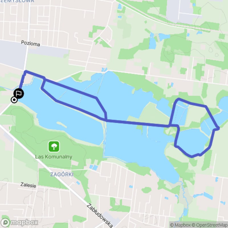 Łatwa wycieczka turystyczna od Białystoku do lasu w dystansie 7,4 km o poziomie trudności łatwym. - Białystok