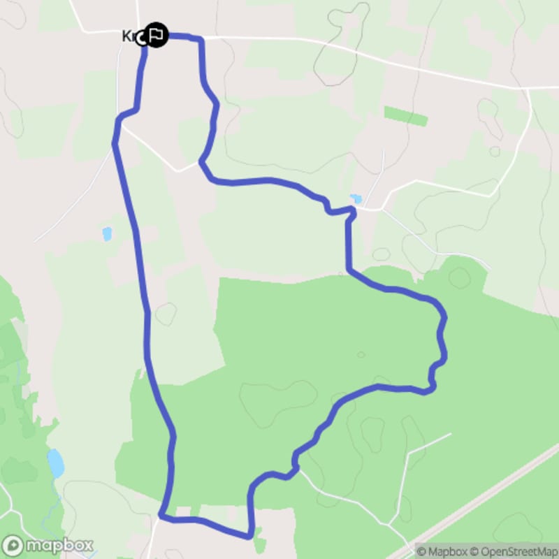 Łatwa, 6.5km trasa turystyczna rozpoczynająca się w Kruzy - Spokojny spacer w ciepłych dniach - Kruzy