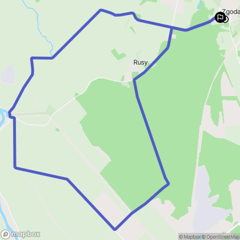 Ścieżka w środku natury - spacer z Zgody o długości 11,6 km z poziomymi różnicami terenu o trudności średniej - Zgoda