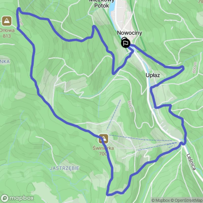 Ścieżka w Brennie o dystansie 8,5 km i poziomie trudności średnim - Brenna