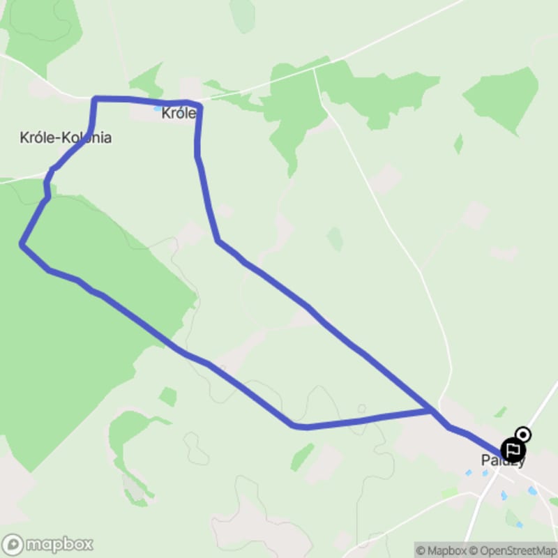 Ścieżka w Paluzach o długości 8,2 km z poziomem trudności umiarkowanym - Paluzy