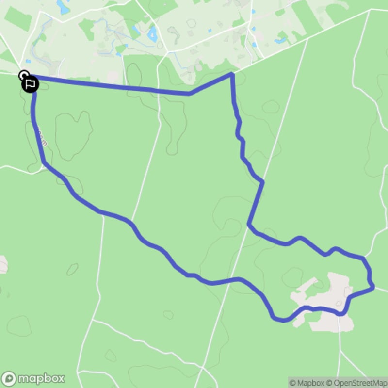 Łatwa wędrówka Budziska - 7,3 km, pozioma trasa\n - Budziska