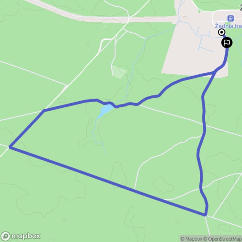 Spacer łatwy o długości 7,6 km w Żedniach \/ - Żednia