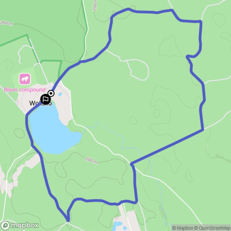 Spacer łatwy o długości 7,3 km w Lipowie - Lipowo