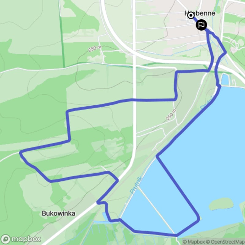 Łatwa, 4,6km trasa turystyczna w Hrebennie \n - Hrebenne