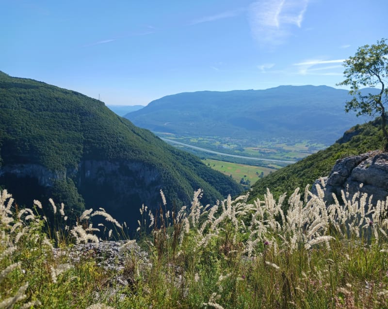 Les balcons du Fier par la croix de Chavanne - Vallières-sur-Fier