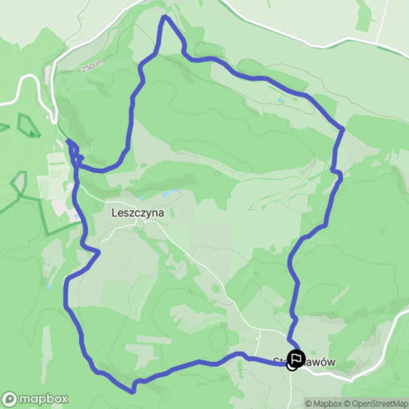 Średni poziom trudności, 12,6 km dystansowy spacer od Stanisławowa - Stanisławów