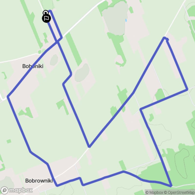 Ścieżka wzdłuż rzeki z poziomem trudności średnim - 9,3 km, Bohoniki jako punkt wyjścia. - Bohoniki