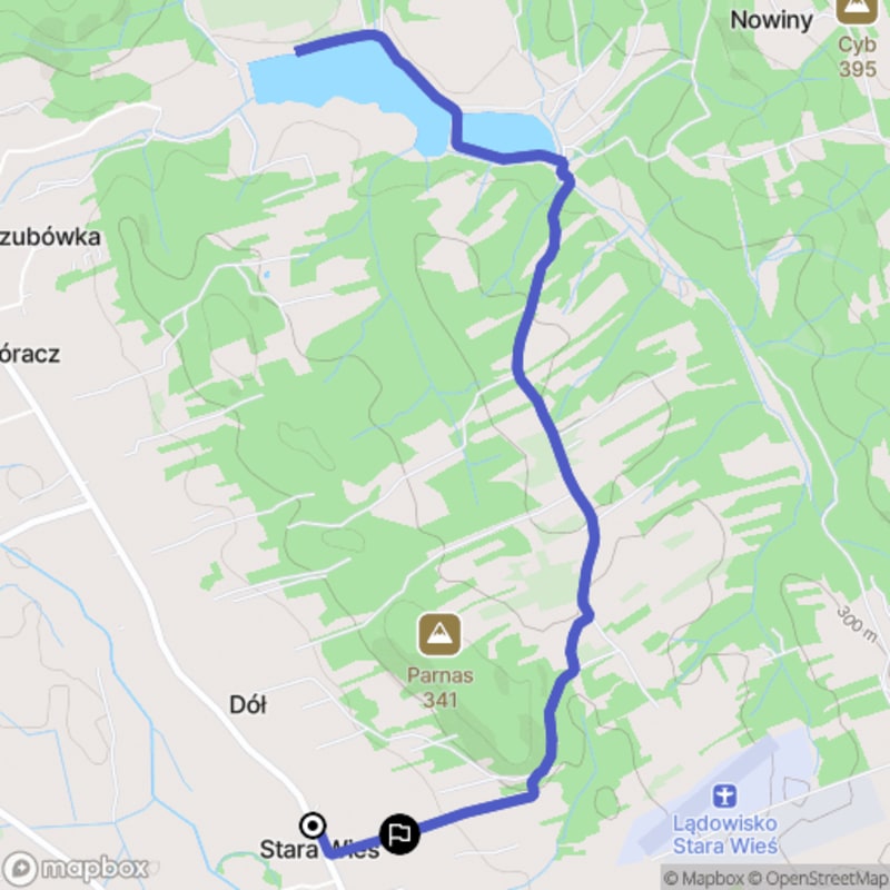 Spacer łatwy w Stara Wieś o dystansie 7,2 km \/ 7,2 km - Stara Wieś