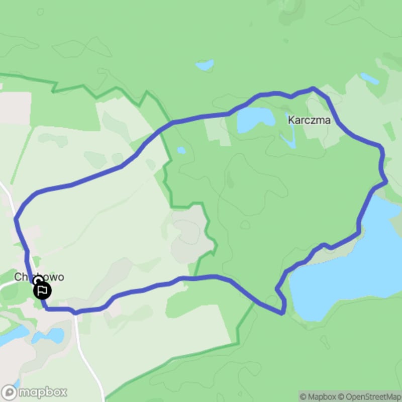 Ścieżka w Chlebowie o dystansie 8,2 km i poziomie trudności średnim - Chlebowo