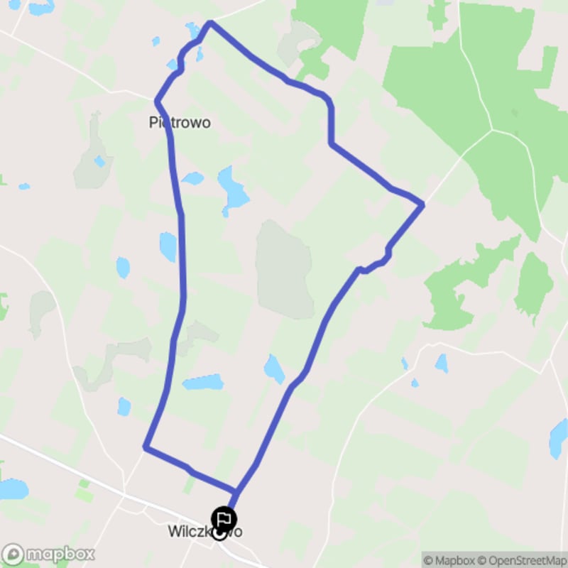 Ścieżka w Wilczkowo - 8,1 km, poziom trudności średni - Wilczkowo