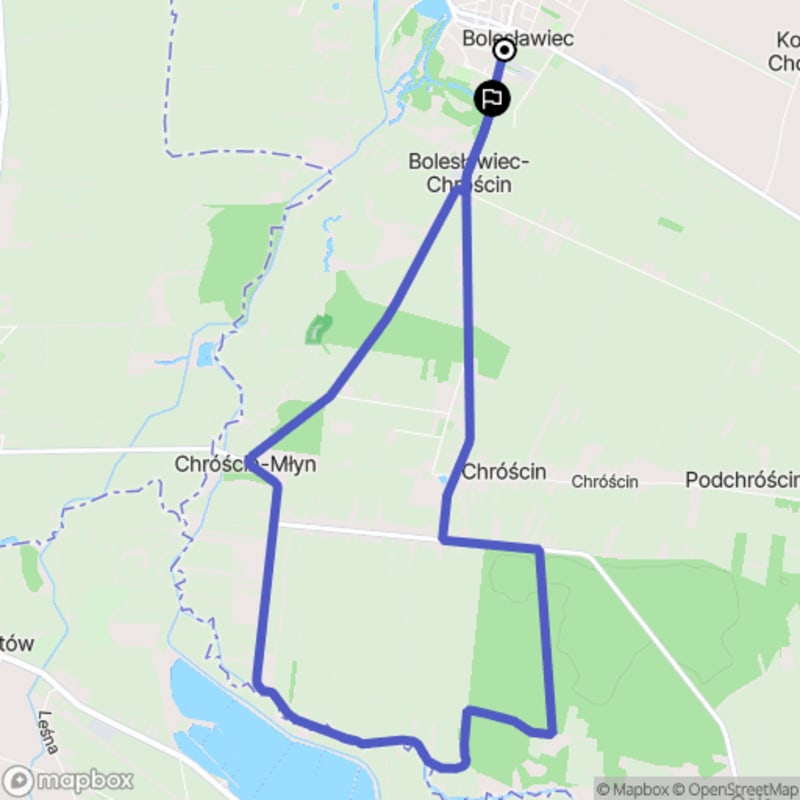 Ścieżka średnio trudna o długości 11,1 km w Bolesławiecu - Bolesławiec