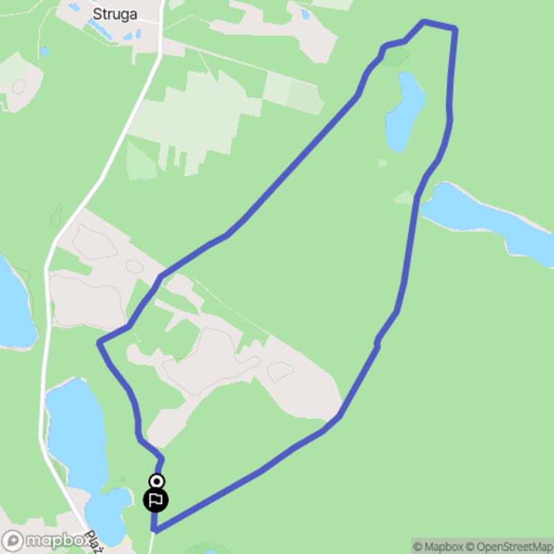 Łatwa, 7.3 km dystans rajdu turystycznego w Łochowicach \n - Łochowice