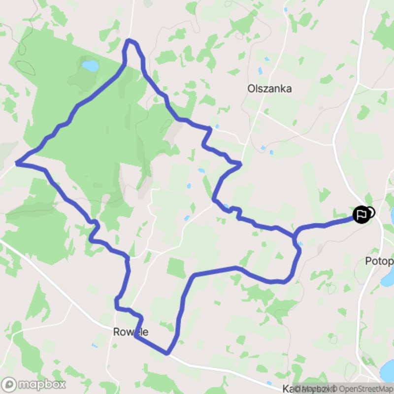 Ścieżka w środku natury - spacer od Potopów o dystansie 10,4 km z poziomym wzniesieniem doświadczenia średniego - Potopy
