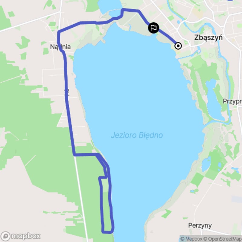 Ścieżka średnio trudna o długości 13,7 km w Zbąszyniu \/ - Zbąszyń