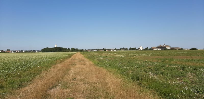 Sentier du menhir, départ de Druye - Druye
