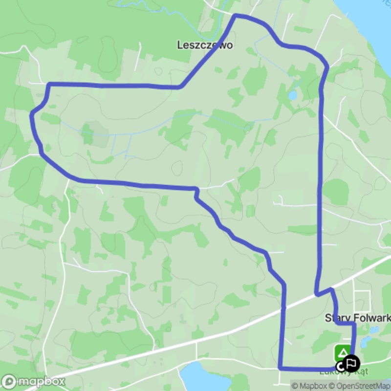 Spacer z łatwą trudnością od Starego Folwarka o dystansie 7,8 km - Stary Folwark